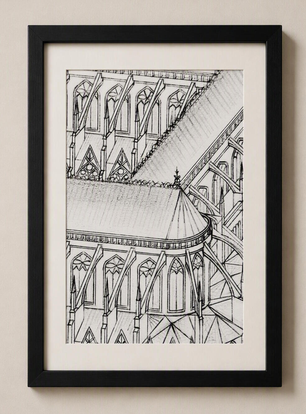 Gothic, Print, 29.7x21cm